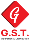 G.S.T. OPERATION AND DISTRIBUTION LOGO